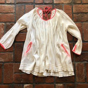 Festive Boho Gypsy Surf Cover-up/Mini dress